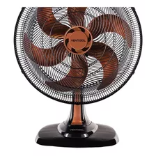 Ventilador Osc Mesa Turbo 6p 50cm Bronze 220v Premium Cor Da Estrutura Preto