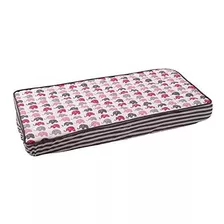 Bacati - Funda Cambiador Mini Elefantes Rosa / Gris Elefante