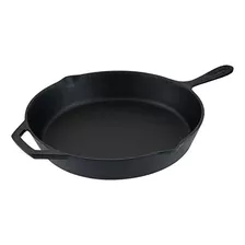 Alpine Cuisine Sartén De Hierro Fundido Presazonada De 12 Pu