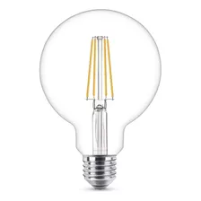 Lampara Led Globo Vintage Luz Fria 8w Dimerizable 95mm Color De La Luz Blanco Frío