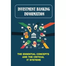 Libro: Informações Sobre Bancos De Investimento: Os Conceito