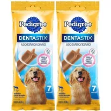 Combo 2 Petisco Dentastix 270g Pct C/ 7un Raças Grandes