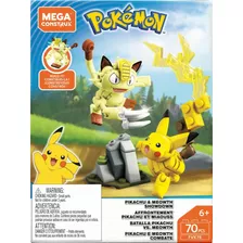 Mega Construx Pokemon Pikachu Vs Meowth