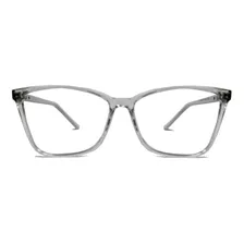 Óculos Para Grau Transparente Cristal Glass White Fashion