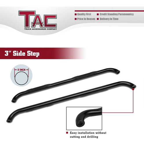 Tac Side Step Fit 1997-1998 F150/f250ld Super Cab 3 Puertas  Foto 6