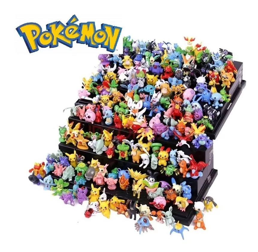 Pokemon Set 144 Figuritas. Pikachu, Charmander, Y Mas...