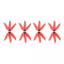 Hélices 3-blade Props Reducción De Ruido 4 Pares De Rojo