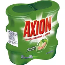 Crema Lavaplatos Axion Con Aloe Vera Pack