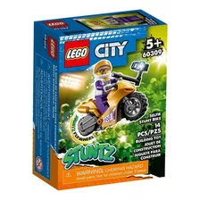 Brinquedo Lego 14 Pcs City Moto De Acrobacias Selfie 60309