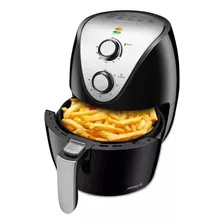 Fritadeira Elétrica Sem Óleo Mondial Af 30i Family 3,5l Inox Cor Preto Voltagem 110v