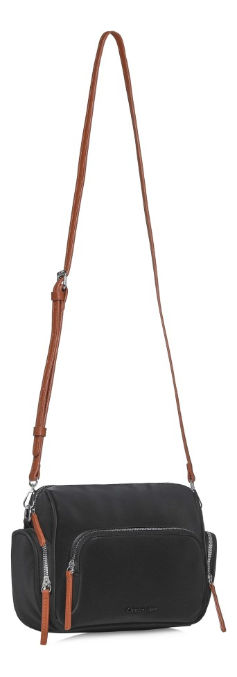 Bandolera Oreiro Love Moda Uso Diario Diseño Calidad Color Negro 18968