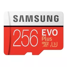 Tarjeta De Memoria Samsung Mb-mc256ga/eu Evo Plus Con Adaptador Sd 256gb