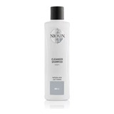 Shampoo Nioxin Limpiador Sistema 1 En Botella De 300ml Por 1 Unidad