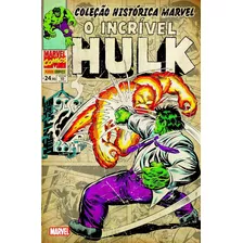 Hq Coleção Histórica Marvel: O Incrível Hulk Panini Volume 10 - Novo Lacrado