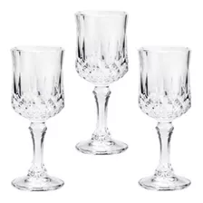 3 Und Taça Para Kidush Shabbat Ceia 60ml 12cm Vidro 