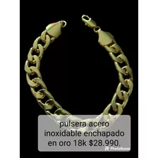 Pulsera Cubana 18k