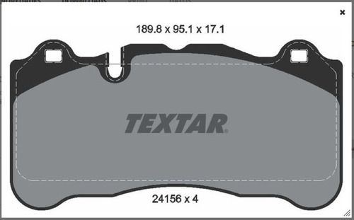 Balatas Delanteras Mercedes-benz Slr Roadster 2004-2011 Text Foto 3