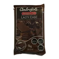 Cobertura De Chocolate Ambrosoli Leche Lacty Choc Barra 1 Kg