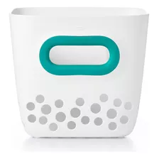 Oxo Tot. Papelera De Juguete Para Baño, Color Verde Azul