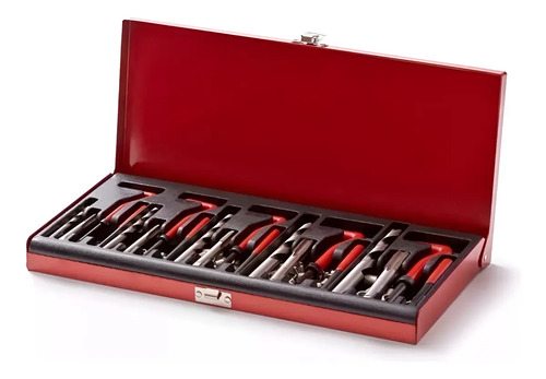 Kit Reparador Roscas Insertos Machos Mechas X 131 Pzs Bremen Cod. 6655 Rojo
