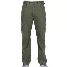 Kit 2 Calça Cargo De Sarja 100% Algodão - Diversas Cores