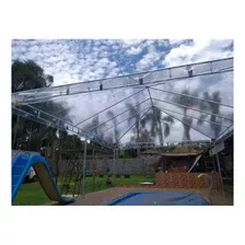 Tenda Piramidal 5x7 Lona Cristal Transparente