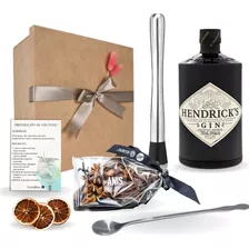 Box Hendricks Gin + Mortero + Cuchara + Anís + Garnish Regal