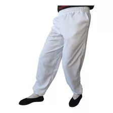 Calça Branca Tai Chi Chuan -confortável, Macia E Resistente-