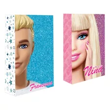 40 Bolsitas De Cotillon Personalizadas Barbie