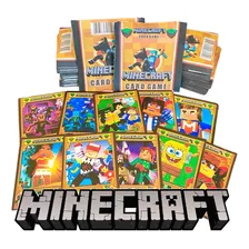 Kit 200 Card Cartinhas Figurinhas Minecraft = 50 Envelopes 