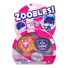 Zoobles - 2 Figuras - Sweet Unicorn E Spooky Tiger