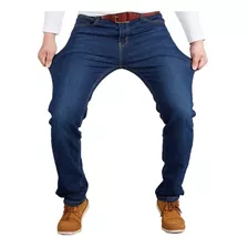 Calça Jeans Masculina Basica Tradicional Com Elastano Lycra