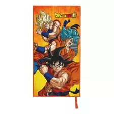 Toalla De Secado Rápido Pro Dry 75 X 147 Cm - Providencia Color Multicolor Dragon Ball Fuerza