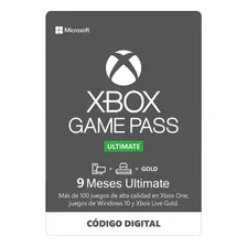 Xbox Game Pass Ultimate 9 Meses [ Codigo Digital México ]