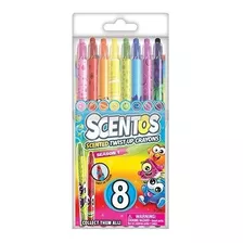Scentos Crayones Giratorios Con Aroma 8 Unidades Originales