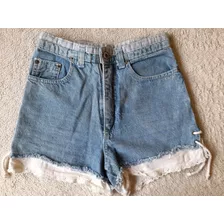 Shorts Mujer Jean Tiro Alto C Broderie Importados T S