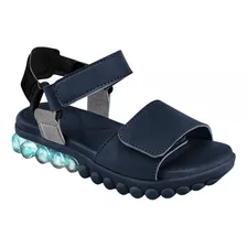 Sandalia Bibi Summer Roller Light Kids Azul 