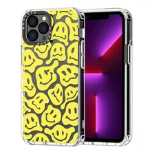 Funda Mosnovo Para iPhone 13 Pro Max-cara Sonrisas Amarilla