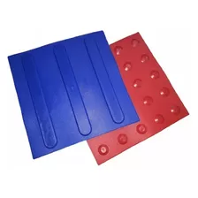 35pçs Piso Tatil Alerta Direcional De Borracha Pvc 25x25cm