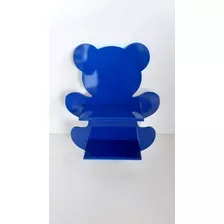 Prateleira Em Mdf Formato Urso, Decoração Infantil.