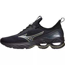 Tênis Mizuno Wave Invictus 4 Color Preto - Adulto 42 Br