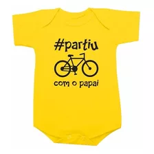 Body #partiu Pedalar Com O Papai / Bike/ Bicicleta/ Ciclismo