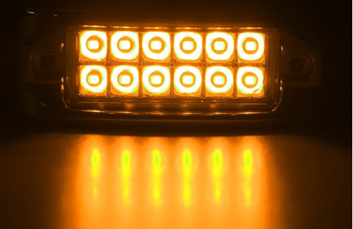 Plafon Mini Recta 12 Led Alta Y Baja 3.5x1.25(in) No.16036-7 Foto 2