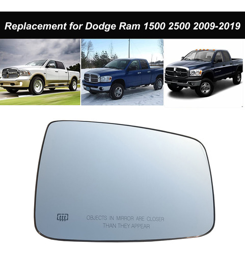 Espejo Retrovisor Con Calefaccin Dodge Dodge 2009-2019 Dere Foto 2