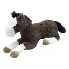 Cavalo Marrom Em Pelúcia Animais Da Fazenda Decorativo 50 Cm