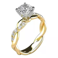 Anillo De Compromiso Para Mujer Zirconia Cúbica Diamante