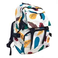 Mochila Porta Notebook Feminina Estampada Grande Resistente