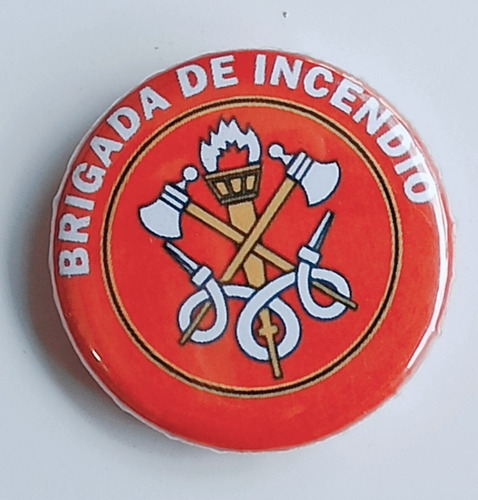 10 Botons Botton Buttons  Broches Brigada De Incêndio 2,5