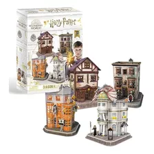 Harry Potter Set 4 Tiendas Callejon Diagon 3d 273 Piezas