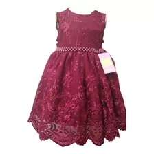 Vestido Bebe Menina Infantil Vermelho Natal Super Luxo 